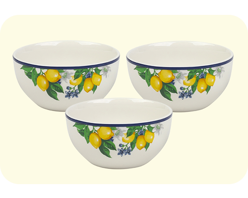 2 Royal Norfolk lemon and floral bowls