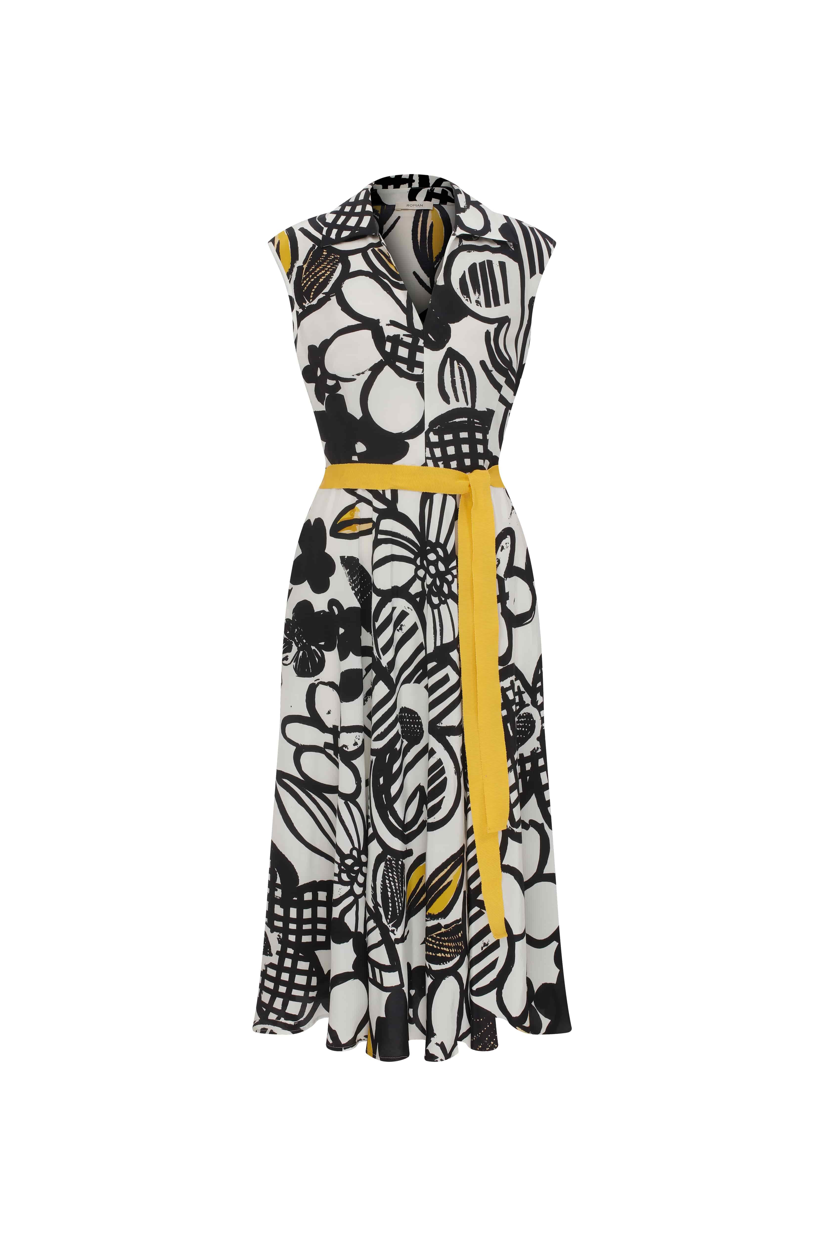 Image of Doodle Floral Dress