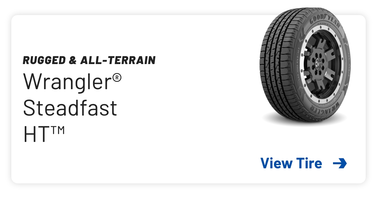 Rugged & All-Terrain - Wrangler® Steadfast HT™ - View Tire