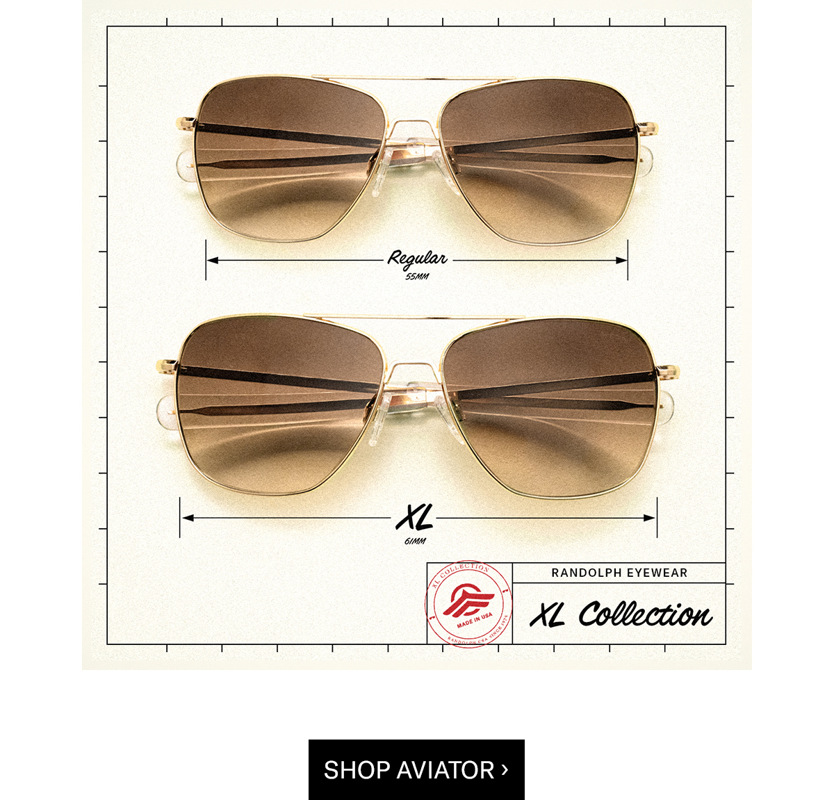 SHOP XL AVIATOR