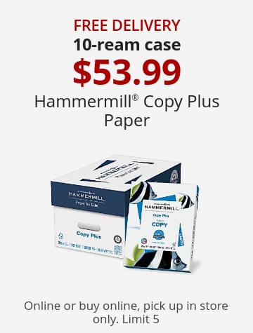 $53.99 10-ream paper case Office Depot® Brand Copy & Print Paper