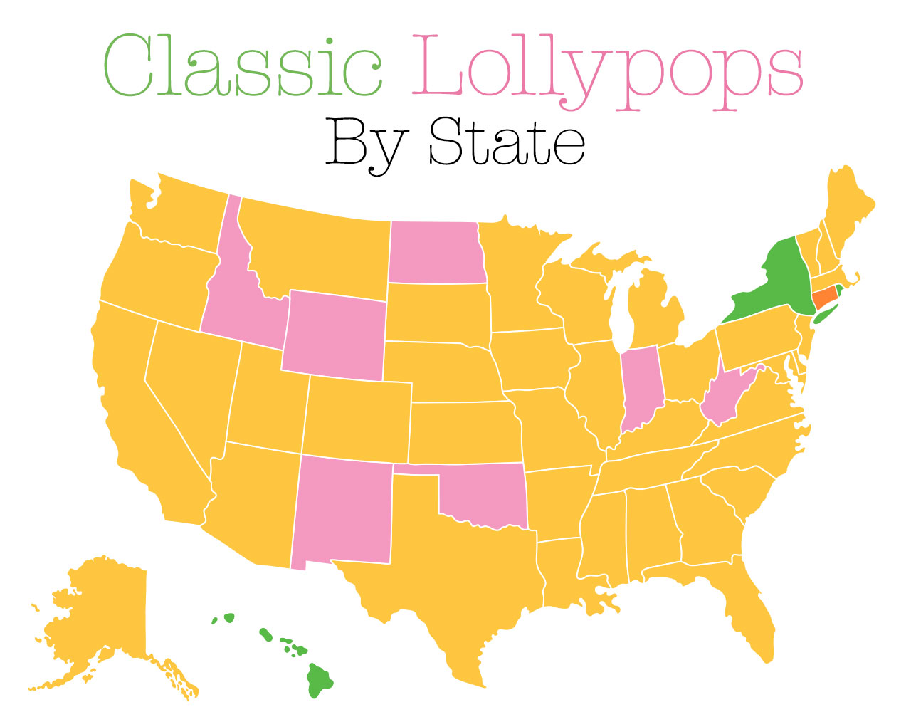 Lollypalooza: Classic Lollypops By State