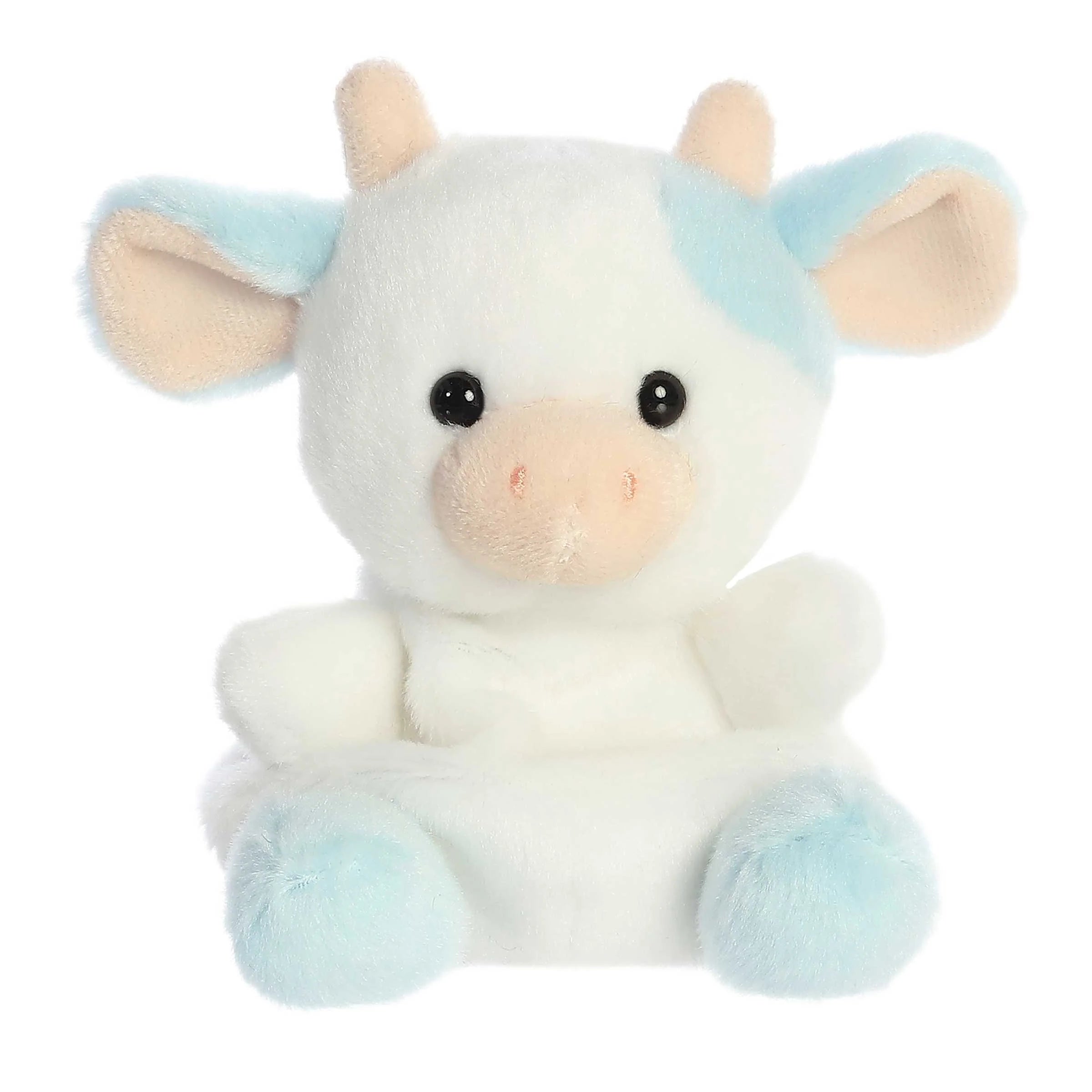 Palm Pals 5 Inch Skyla Blueberry Cow Plush Toy