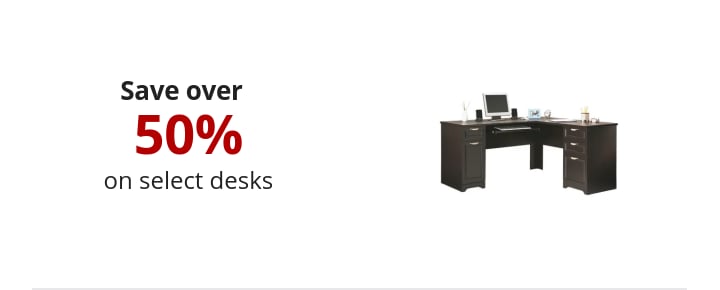 Save over 0.5  on select desks