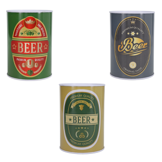 3 beer can money banks