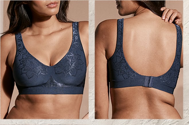 Comfort Revolution ComfortFlex Fit Seamless 2-Ply Wireless Bra