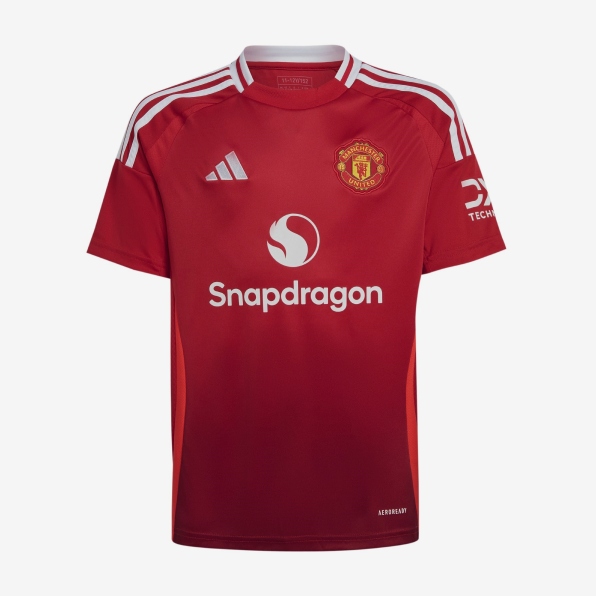 adidas Manchester United Home Shirt 2024 2025 Juniors