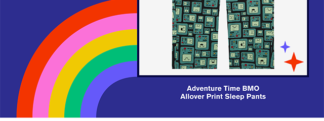 Adventure Time BMO Allover Print Sleep Pants