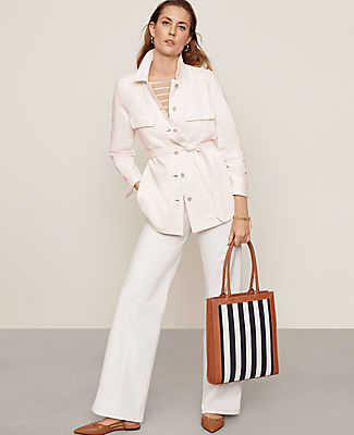 AT Weekend Striped Tote Bag