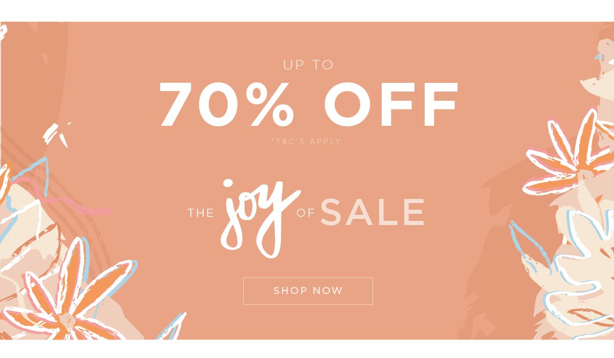 Up to 70% OFF Sale