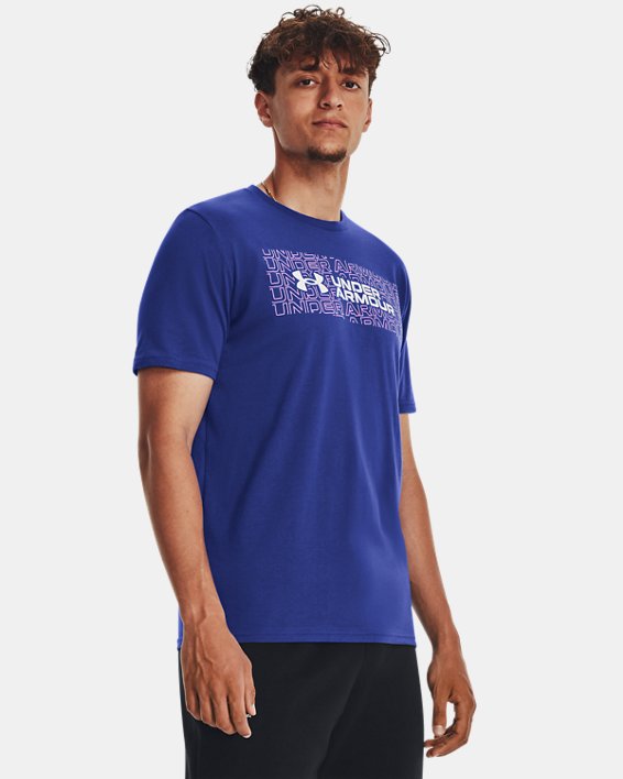 Men's UA Wordmark Overlay Short Sleeve