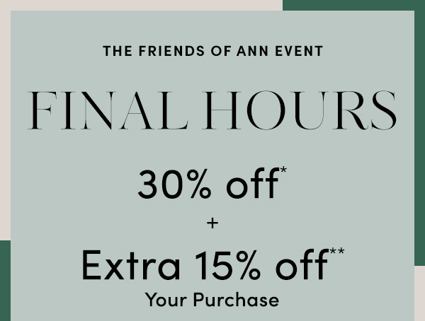 The friends of Ann event