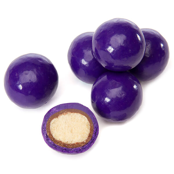 126346 - Koppers Milk Chocolate Covered Malt Balls - Purple: 5LB Bag