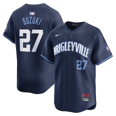  Nike Seiya Suzuki Navy  City Connect Limited Player Jersey