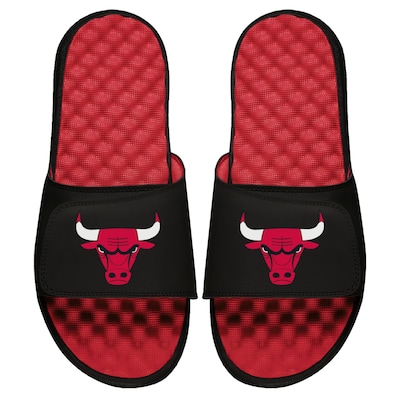 Men's ISlide Red Chicago Bulls Primary Logo Slide Sandals