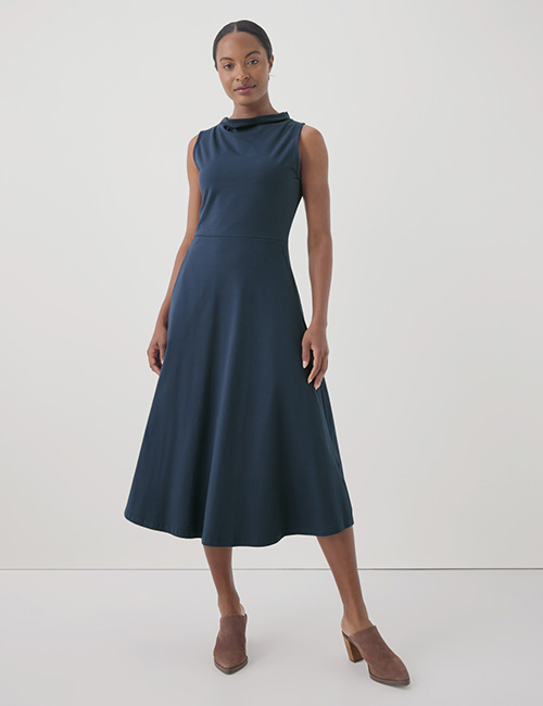 Cowl Neck Dress