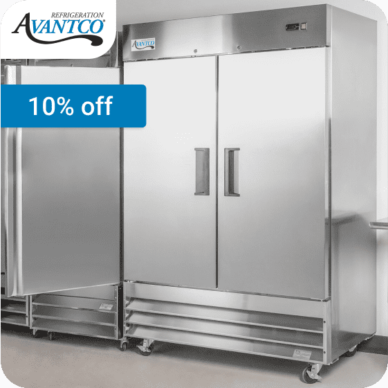 10% off Avantco Refrigeration