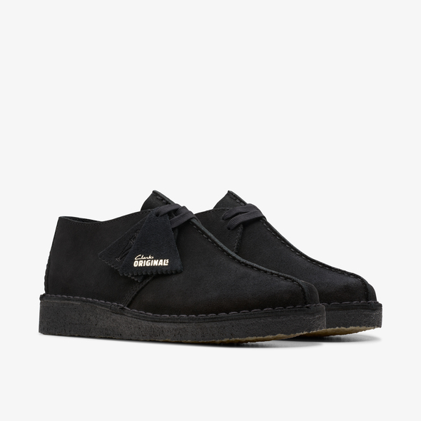 Desert Trek Black Suede