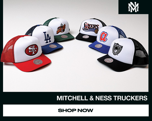 Mitchell & Ness Team Foam truckers. Shop now.