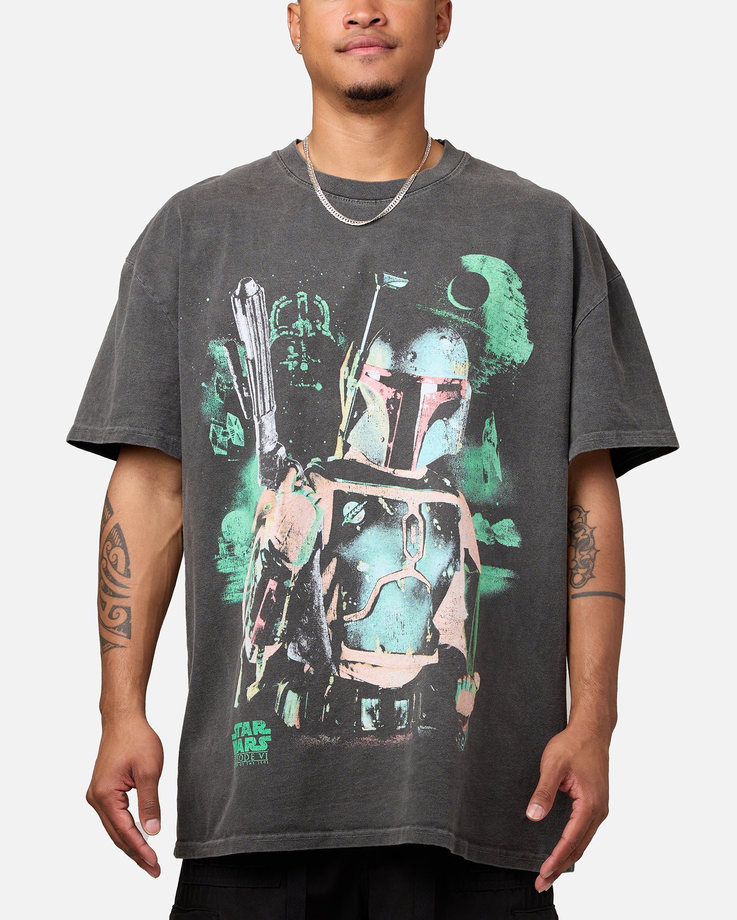 Image of Star Wars Episode VI '83 Heavyweight Vintage T-Shirt Black Wash