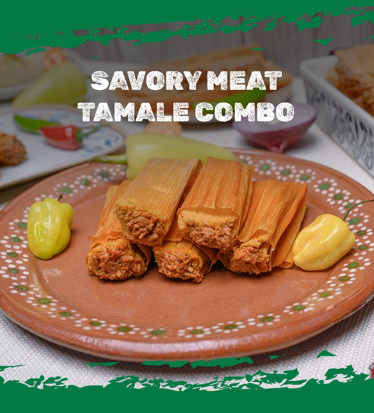 Savory Meat tamale combo