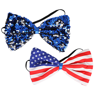 2 patriotic bowties