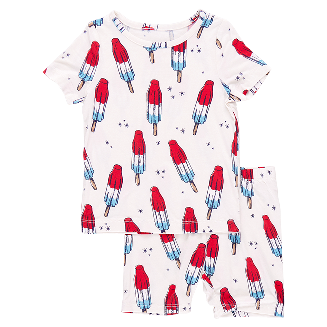 Image of Kids Bamboo PJ Set - Rocket Pop