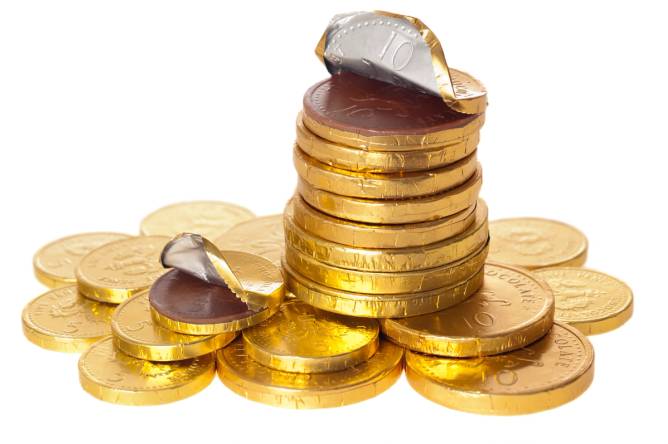 Chocolate coins