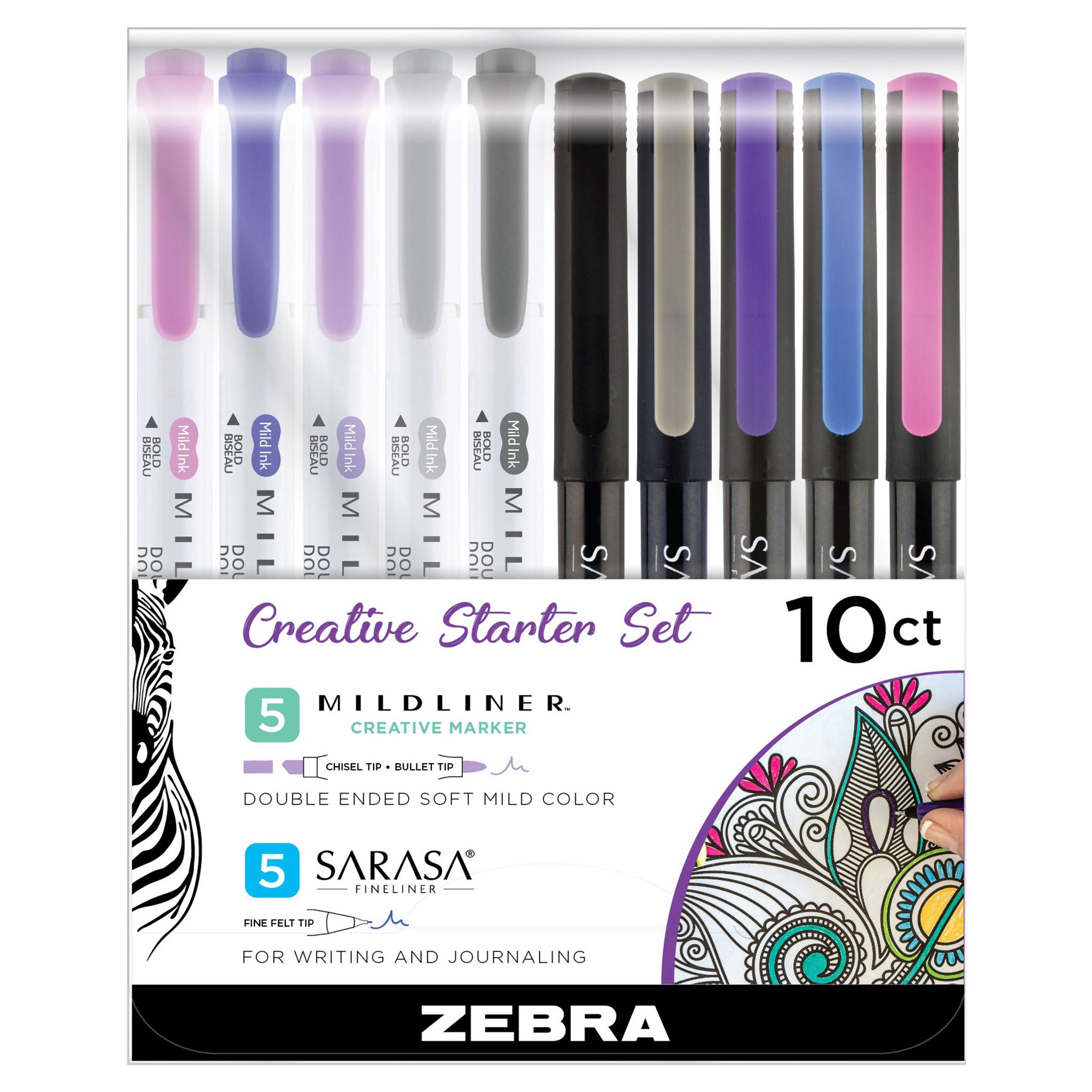 Image of MILDLINER & Fineliner Creative Starter Set Assorted 10pk