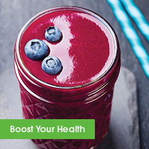 Boost your health - berry smoothie