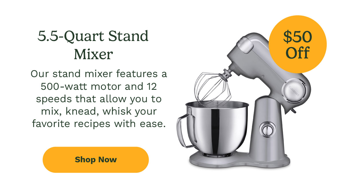 5.5-Quart Stand Mixer - $50 off