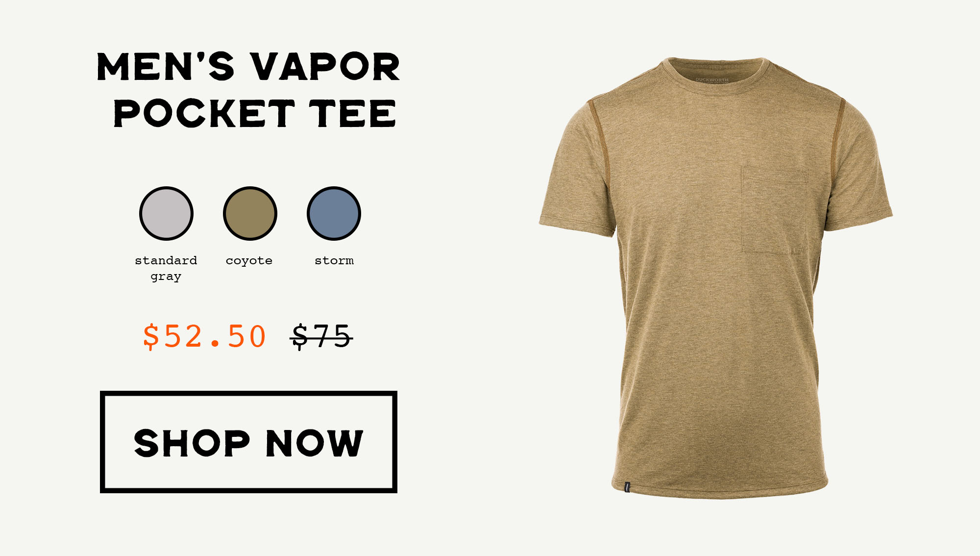 Men's Vapor Pocket Tee