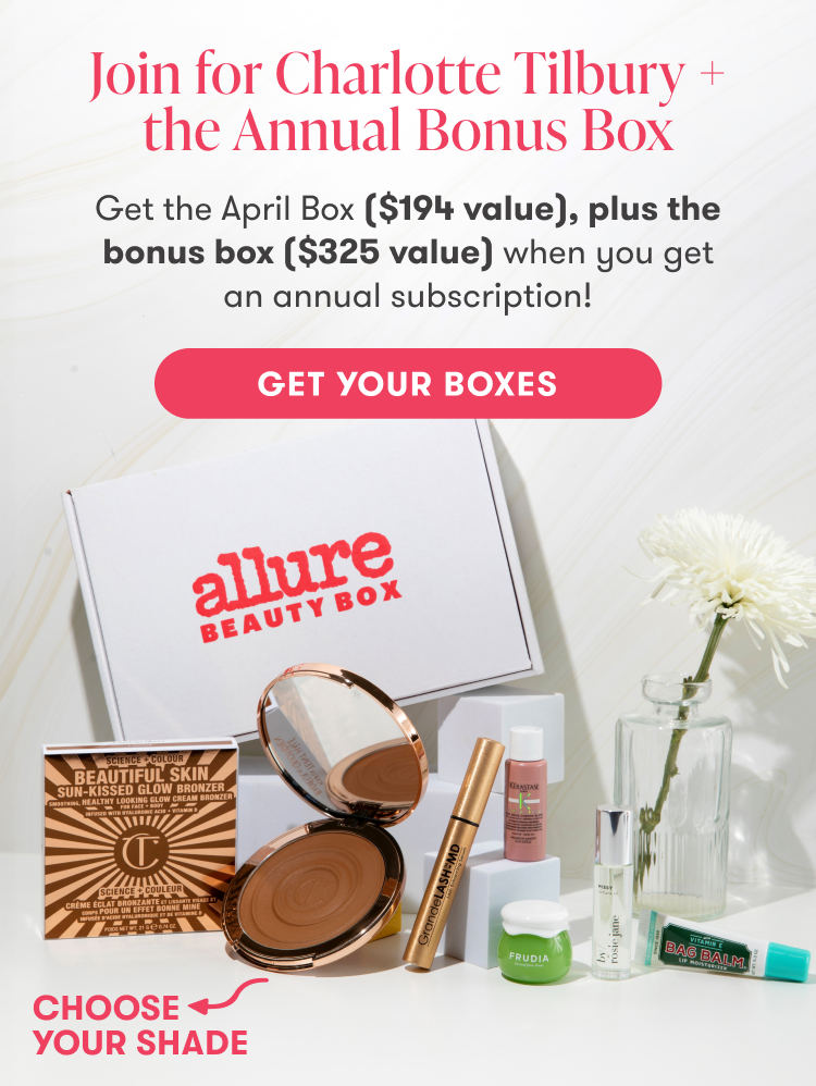 Join for Charlotte Tilbury +the Annual Bonus Box. Get the April Box ($194 value), plus the bonus box ($325 value) when you get an annual subscription! Get your boxes.