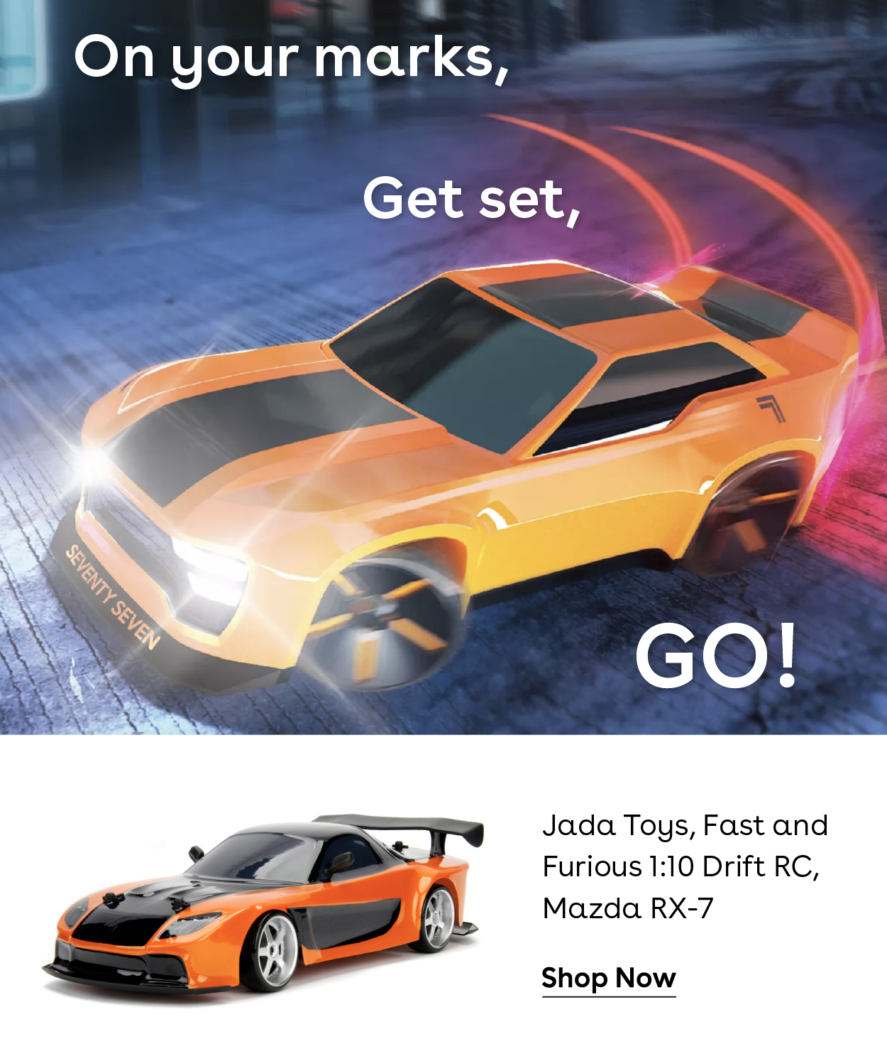 On your marks, get set, go! Jada Toys, Fast and Furious 1:10 Drift RC Mazda RX-7 - Shop Now