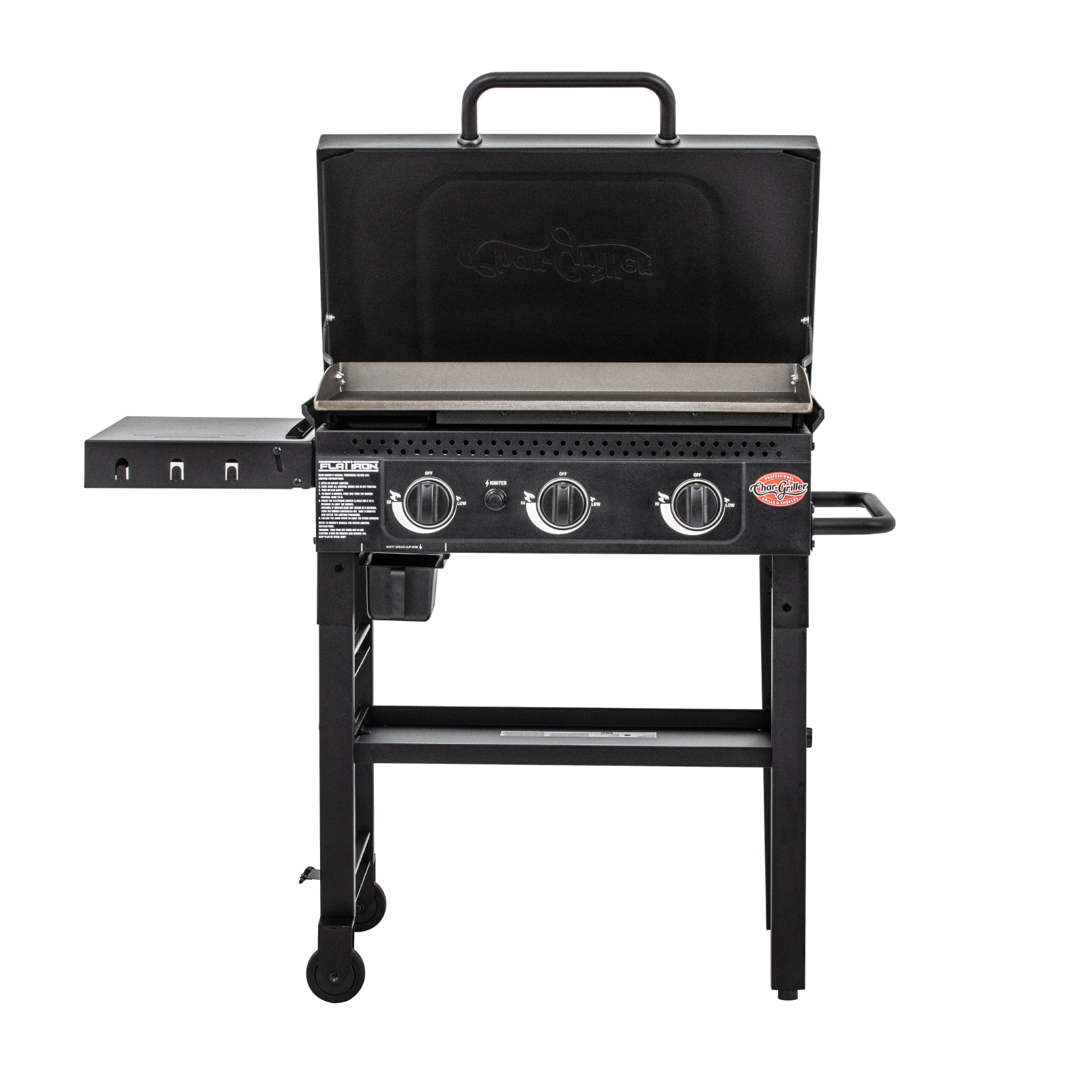 Image of 3-Burner Flat Iron® Gas Griddle (Black)