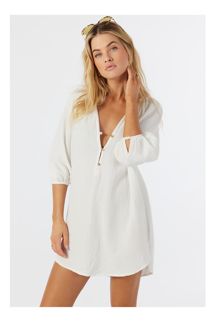 KRYSTEN DOUBLE GUAZE TUNIC COVER-UP