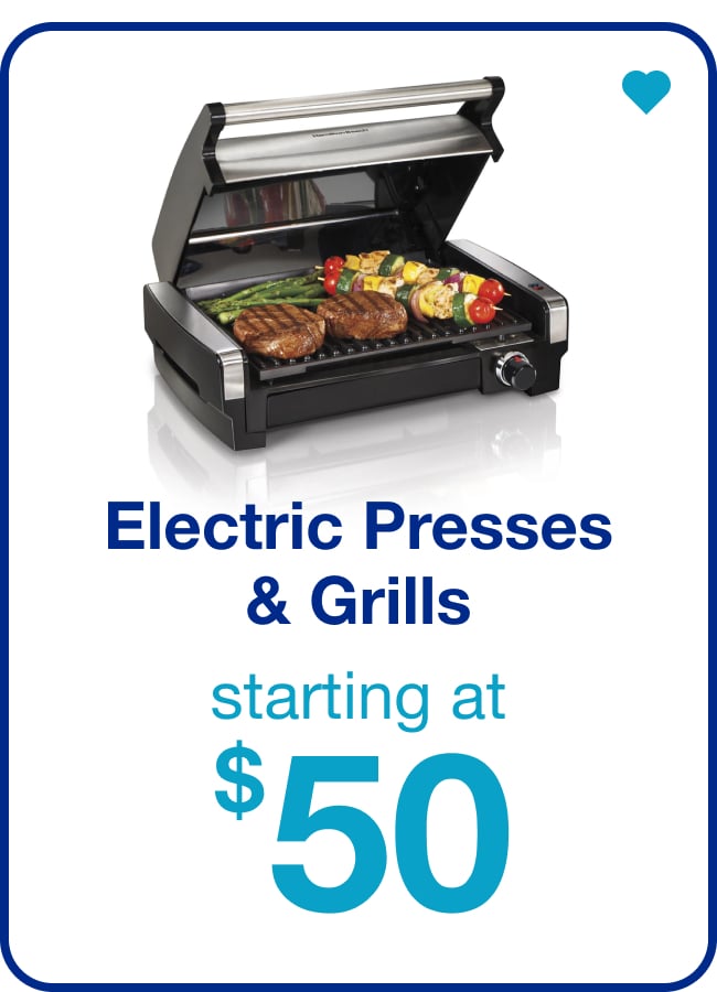 Electric Presses & Grills â€” Shop Now!