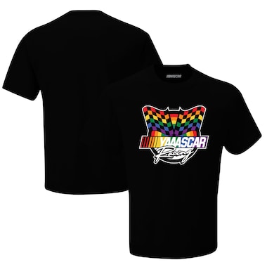  Checkered Flag Black NASCAR YAAASCAR PrideÂ T-Shirt