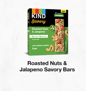 Roasted Nuts & Jalapeno Bars