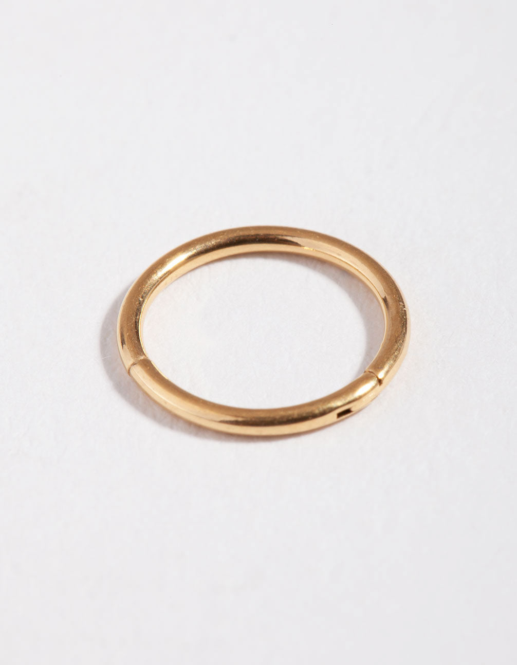 Image of Gold Titanium Fine Clicker Ring