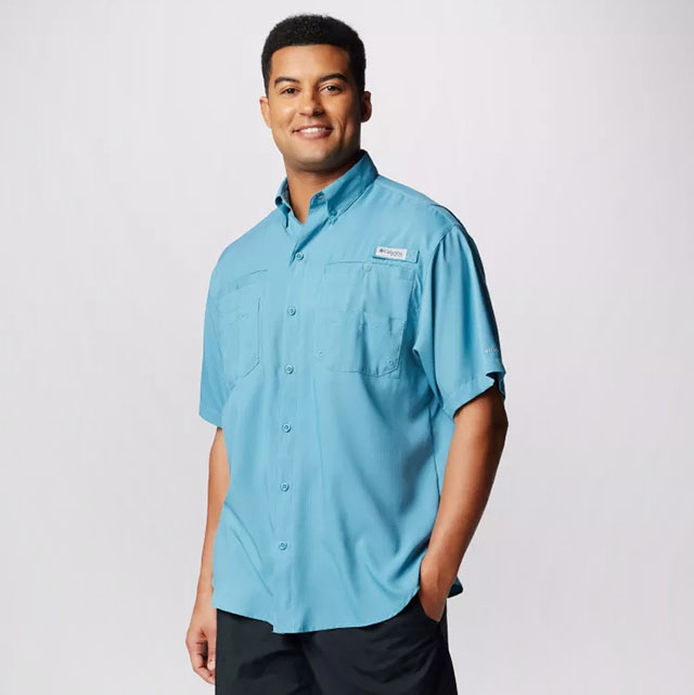 Men's blue shirt