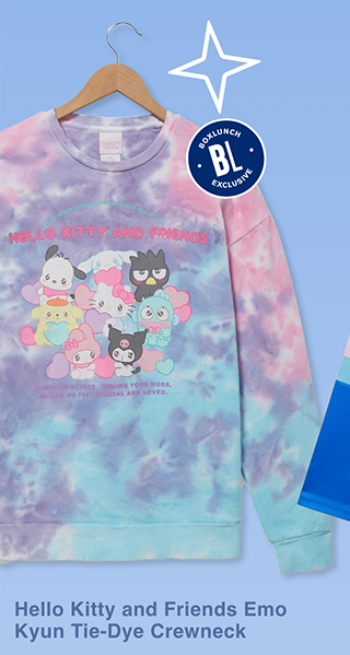 Hello Kitty and Friends Emo Kyun Tie-Dye Crewneck