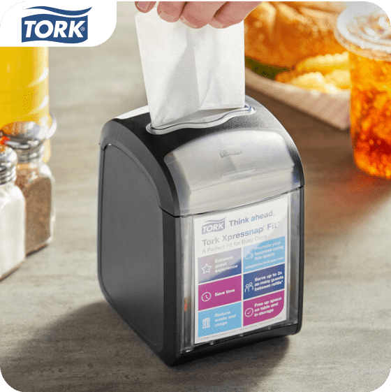 Tork Napkins and Dispensers