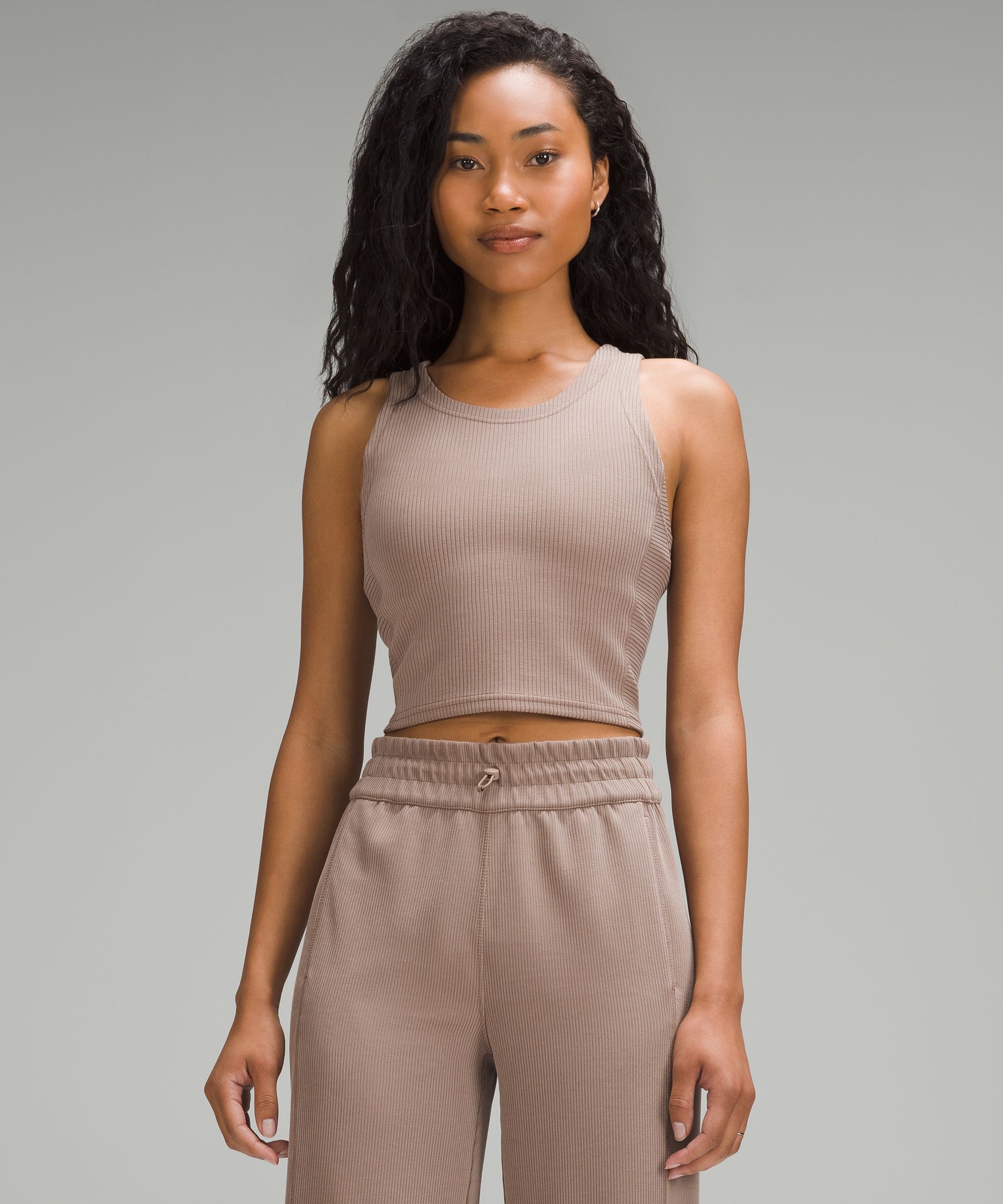 Ribbed Softstreme Cropped Tank Top