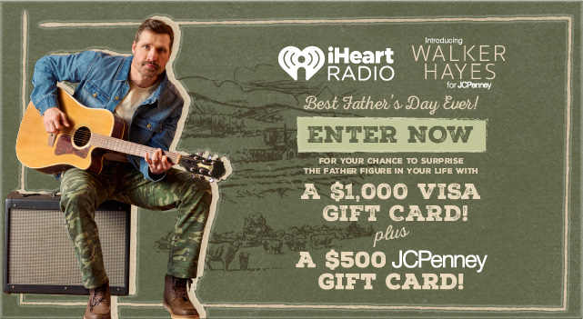 Best Father's Day Ever! Enter Now for your chance to surprise the father figure in your life with a $1,000 Visa Gift Card plus a $500 JCPenney Gift Card!