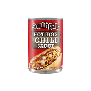 15-oz. can of Southgate hot dog chili sauce