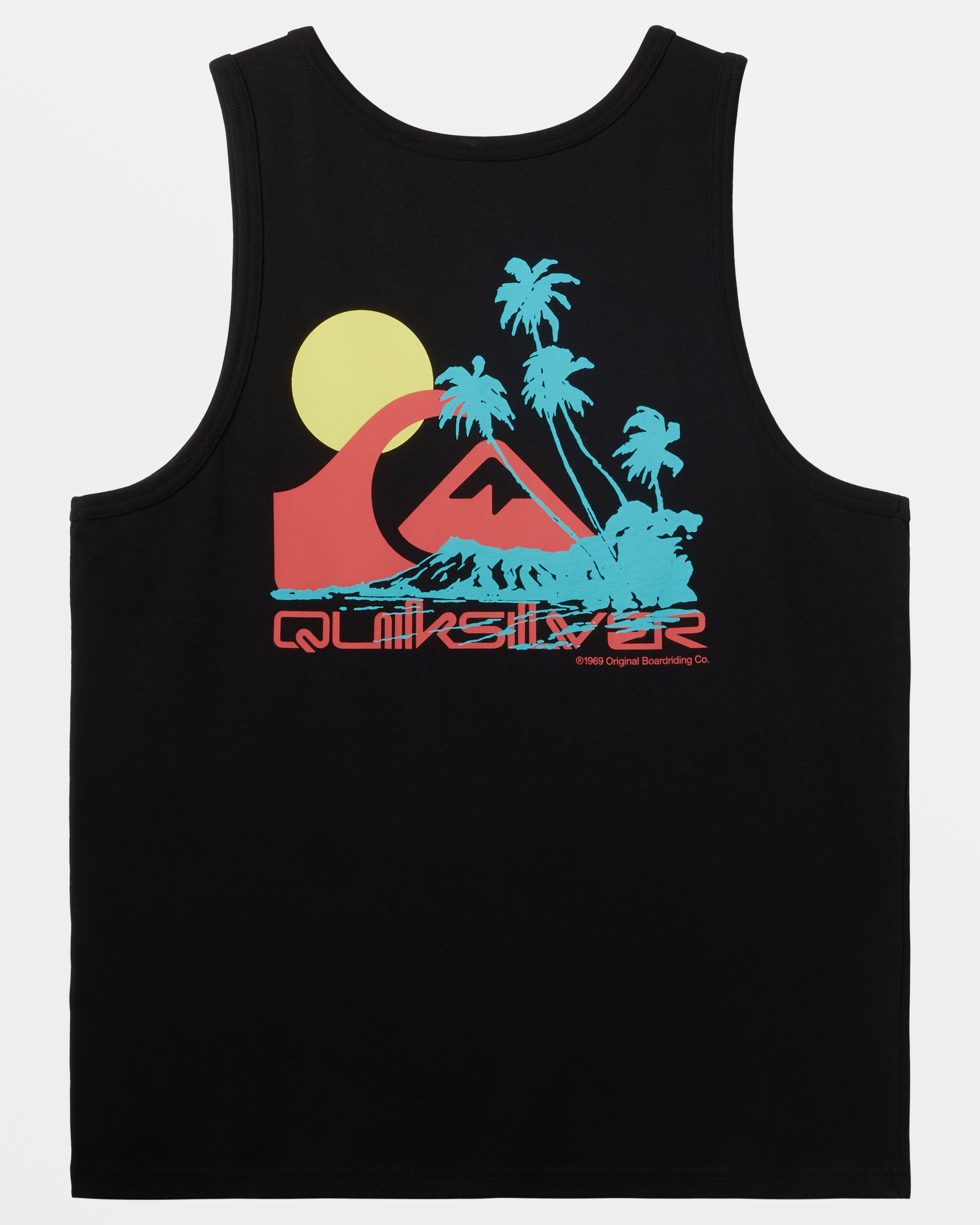 Image of Tropical Vibes Tank - Black