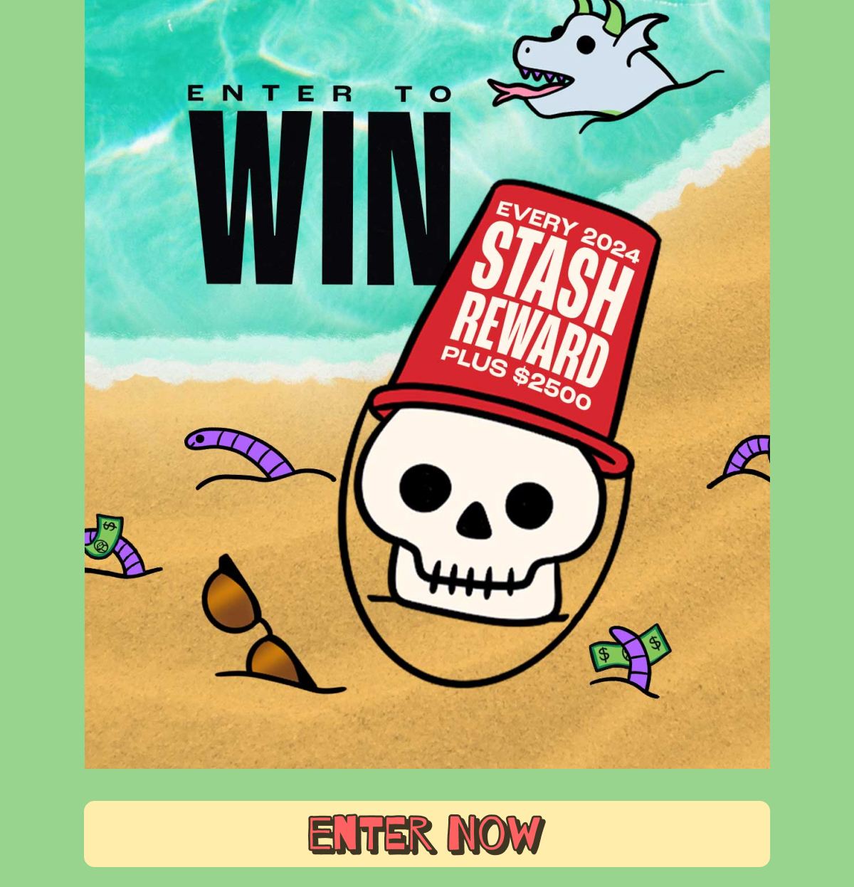 Enter To Win Every 2024 Stash Reward + $2,500