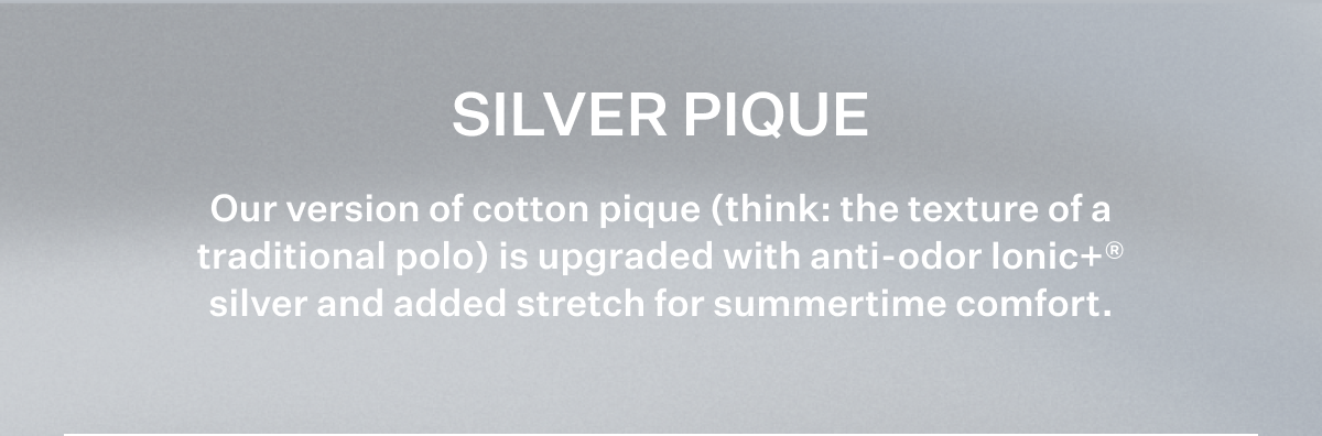 SILVER Pique T-Shirt