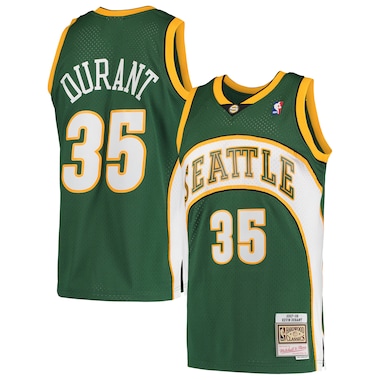  Mitchell & Ness Kevin Durant Green  Hardwood Classics Swingman Jersey